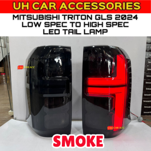 OEM Mitsubishi Triton Gls 2024 Led Tail Lamp Smoke Red lens low spec to high spec convert New Triton 2024 Athlete