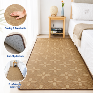 CASA Summer Sleeping Mat/Fur Mat/Bamboo Mat/Folding Rattan Mat/Cooling Bed for Home School Dormitory
