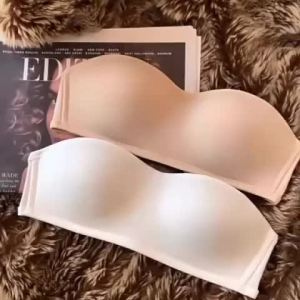 (SG InStock) Half Cup Anti-Slip Bra Series (Many Design. Seamless. Strapless. Push up) - MBA06