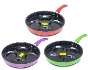 Fry Pan Teflon 4 Lubang Anti Lengket | Wajan Panci Penggorengan Telur | Wajan Omelete anti lengket