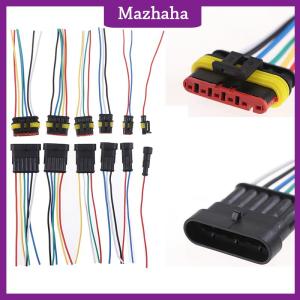 Mazhaha 1 2 3 4 5 6Pin Female Male Waterproof Electrical Cable Auto Connector Car Plug