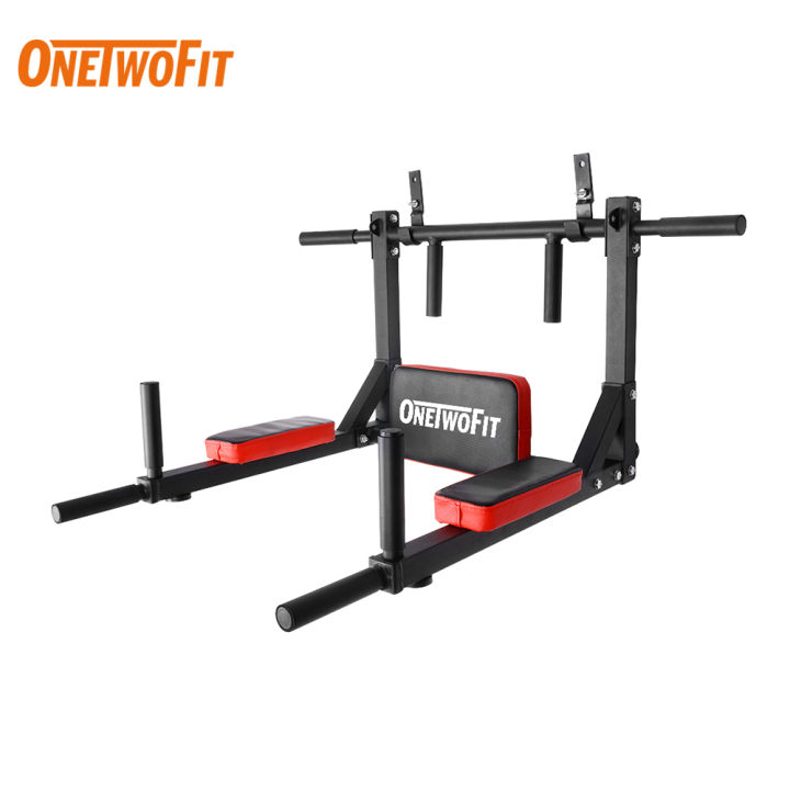 OneTwoFit Multifunctional Wall Mounted Pull Up Bar/Chin Up bar