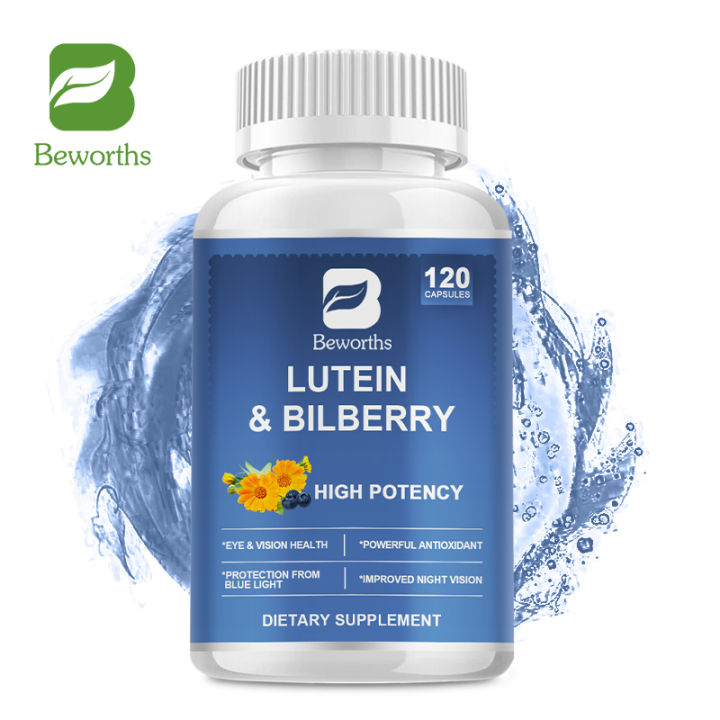 BEWORTHS Lutein & Bilberry Capsules with Turmeric Black Pepper Vitamin