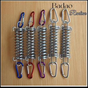 Badao Portable Stainless Steel Tent Tension Spring Buckle Canopy Awning Rope Tensioner Outdoor Equipment