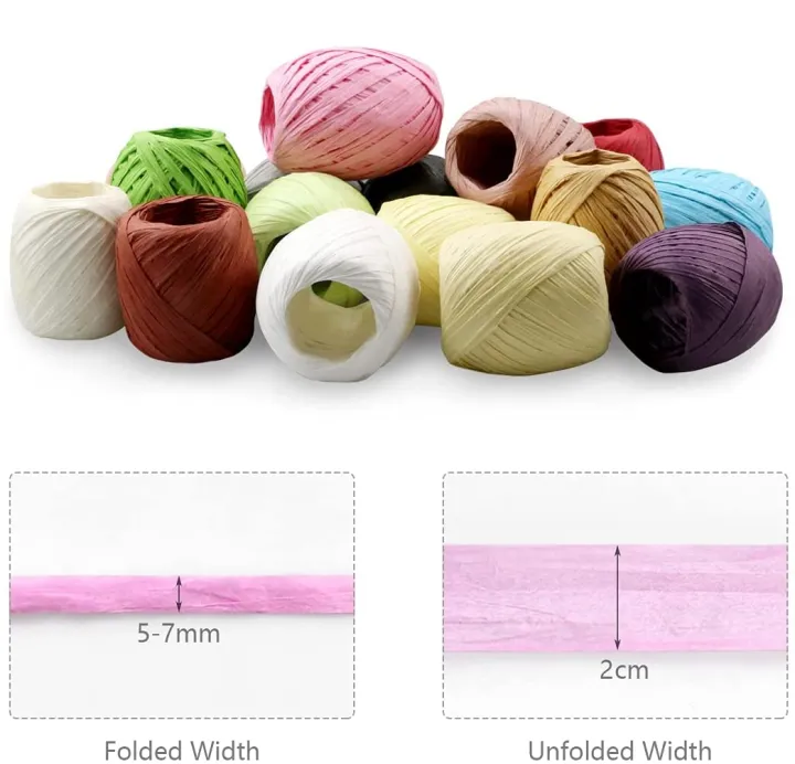 Raffia%20Paper%20Ribbon%20Twine%20String%20Wrapping%20Craft%20Paper%20Twine%20for%20Gift%20Wrapping,%20DIY%20Crafts,%205m%20-%20Image%202