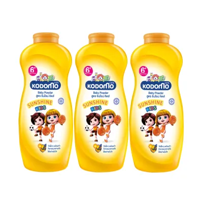 [แพ็ค2+1] KODOMO โคโดโม แป้งเด็ก 350 กรัม x 3 กระป๋อง