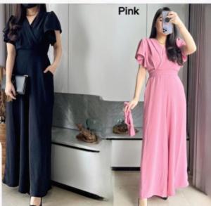 Jumpsut 7926 Kulot Crinkle Import Premium Realpict Bonus Bandana LD 80-94 PJ 137 CM
