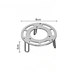 Mini Stainless Steel Steaming Rack Foldable Steamer Rack for Buns Vegetables Fish Easy Clean