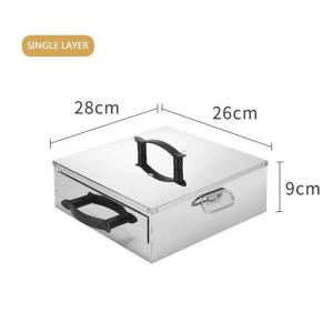 Household for Two-layer Food Steamer Multifunctional Mini Steamer HouseholdRice Noodle Machine 304 Stainless Steel