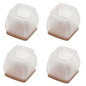 JUVIAAL 4 Pcs/Set TPR Furniture Feet Pads Anti-Slip Mat Floor Protector Cover Chair Leg Caps Home Decor