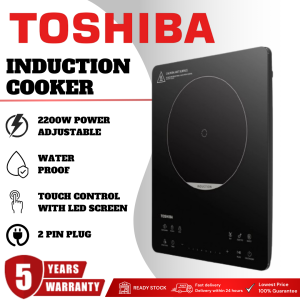 🔥𝟏.𝟏 𝐇𝐎𝐓 𝐃𝐄𝐀𝐋𝐒🔥 Toshiba 2200W Smart Induction Cooker Fast Heating No Gas Needed Ceramic Top Touch Control Energy Efficient Tipid Kuryente 5 Year Warranty