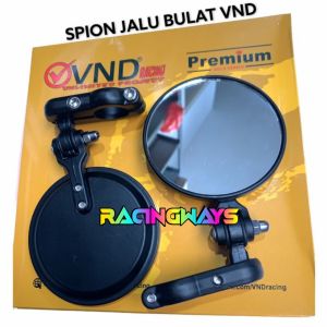 Spion Jalu Lipat Bulat VND CNC Cros Kaca Bening Nmax Klx Vario Pcx Vespa Mio Beat Dll