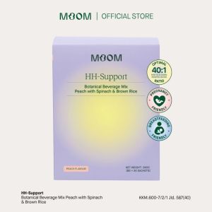 [LIMITED EDITION] Moom Health™ Happy Hormones White Peach HH-Support  Hormone Support for PCOS and Endo (30s)