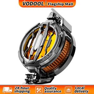 【Vodool】 เครื่องระบายความร้อนมือถือ RGB พร้อมคลิปหลังแม่เหล็กสำหรับถ่ายทอดสด Tiktok เล่นเกมและคอนเทนต์วิดีโอ ขนาดกะทัดรัด 12W