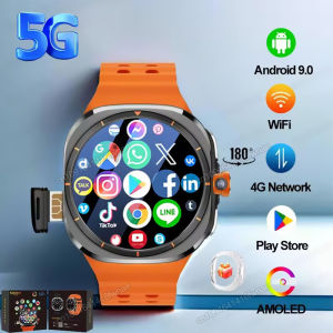 2025 New Smart Watch 4G/5G SIM Full Netcom WiFi NFC GPS  32GB Watches For Man 32GB Storage HD Camera Smartwatch For IOS/Android