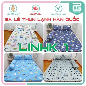 Ga giường Thun Lạnh Hàn Quốc mẫu hoạt hình in 3D được chọn mẫu ( Giá xưởng - không áo gối đủ kích thước)
