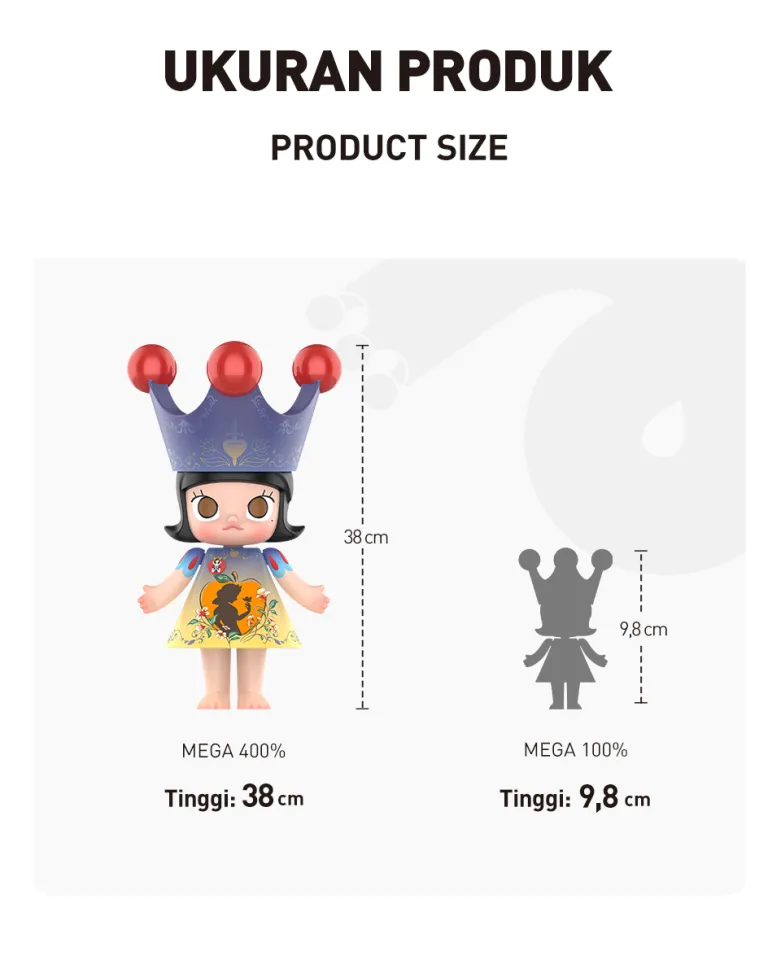 POPMART Mega Royal Molly Snow White 400% ポップマート メガ