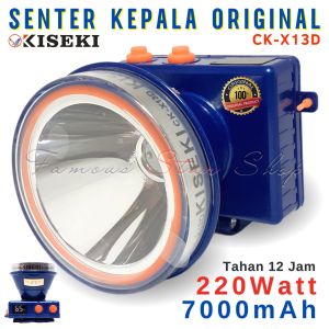 Senter Kepala Kiseki Anti Air CK X13D 220W Headlamp Kiseki CK-X13D - Senter Kepala Waterproof 220W KISEKI CK-X13D-FSS