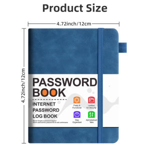Password Book With Letter Labels Password Manager Notebook Memo Notepad Internet Password Log Diary