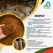 (1KILO) STERELIZED COCOPEAT/PREMIUM QUALITY /READY TO USE - For all type of plants pets and hydroponics