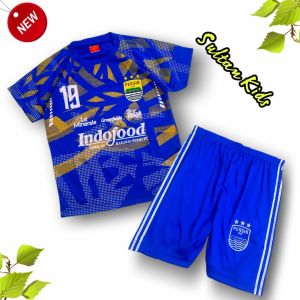 Pakaian anak laki-laki olah raga bahan jersey usia 5 tahun sampai 10 tahun//Setelan anak laki-laki jersey bola usia 5 sampai 10 tahun