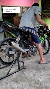 Slinger Tabung Knalpot DPJ Standar Bebek Jigsaw Vega Jupiter C70 Gren Supra Karisma