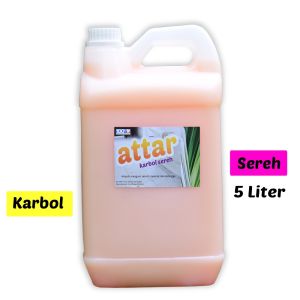 Karbol Sereh Wangi ATTAR 5 Liter - Pembersih Lantai Sereh