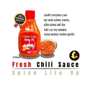 Tương Ớt Tỏi Gừng Xay Mịn - Chấm Cay - Hương vị Singapore - Ớt & sa tế đã chế biến sẵn