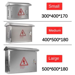 304 stainless steel distribution box outdoor rain-proof high-voltage wiring box control landing cabinet monitoring hoop box customized