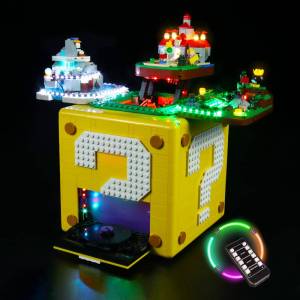 [PRE-ORDER] Light Kit 71395 Super Mario 64 Question Mark ? Block (Only LED Light kit No blocks Model)