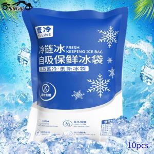 【New Arrival】 Travel-Friendly 200ml Disposable Ice Bags Pack of 10/20 for Outdoor Camping Hiking Food and Drink Cooling Reusable Ice Pack