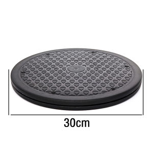 12Inch Flowerpot Bonsai Turntable 360˚ Flowerpot Bonsai Pruning Base Bearing Flat Rotating Turntab