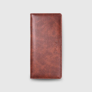 VONA Quentin Long Wallet - Dompet Panjang Pria Wanita Lipat Dua Kulit PU