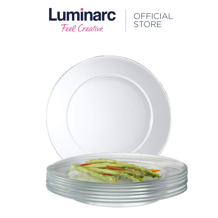 glass dinner plates set transparent glass plates