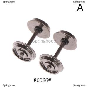 [COD] Springhooe 2pcs HO Scale 1:87 36 Metal Wheels for Model Train DC wheel set C8724