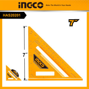 INGCO HAS20201 Thước ê ke 18cm