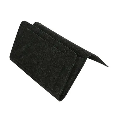 Hanging Bedside Storage Bag Bedroom Pocket Organizer Bag Felt Sofa Storage Bag For Book Mobile Phone