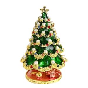 Elegant Christmas Tree Box Decorative Christmas Tree Organizers Delicate Storage Container