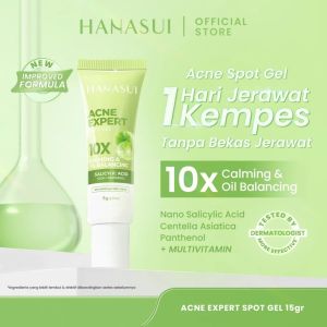 Hanasui Acne Expert Spot Gel Gel Totol Jerawat Aktif Ringan I Day Cream Acne Expert I Mudah Meresap Kempeskan Jerawat Tanpa Bekas