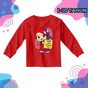 BLUESKIDS- Kaos Raglan Muslim Motif Setiap Muslim Bersodara  BEST Quality