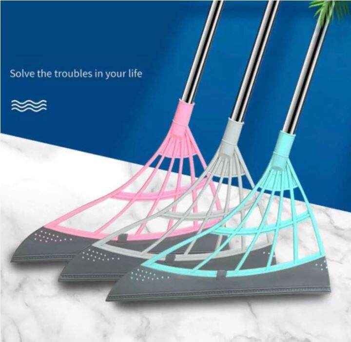 Magic Broom Magic Penyapu 3 In 1 Mop / Wiper / Sweeping Hair Bathroom ...