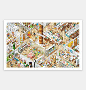 Pintoo Jigsaw Puzzle 1000 pcs H1775: SMART The Office (1000pcs)