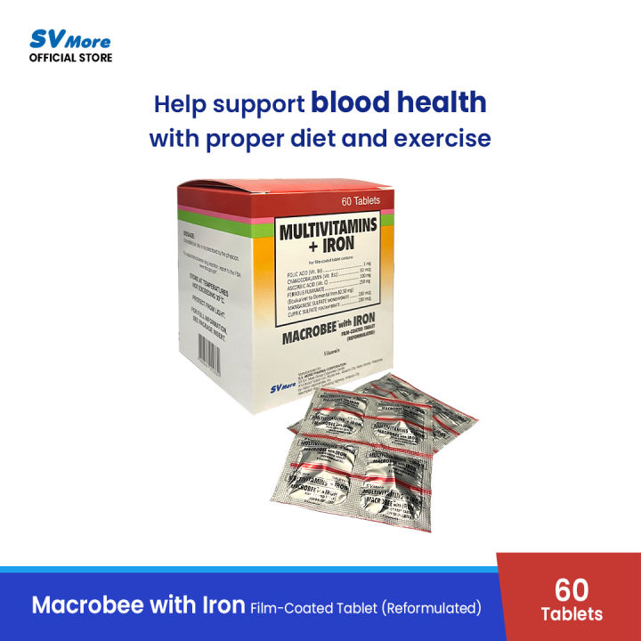 Macrobee with Iron (Reformulated) Tablet Lazada PH