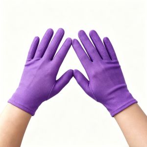 DOWNA Elastic Stage Performance Gloves 4-10 Year Old Candy Colored Childrens Sunscreen Gloves Summer Short Gymnastics Gloves Clothing Etiquette