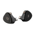 SIMGOT EM6L 1DD + 4BA Hybrid Driver In-ear Monitor, Gaming Earbud, HiFi IEM Earphone with 3D-printed Resin Housing, Detachable OFC Silver-plated Cable for Musician Audiophile Headset. 