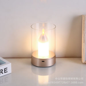 SXH Rechargeable Candle Night Light Birthday Outdoor Couple Gift Candlelight Dinner Popular Export Product Hand-Wave Sensor Magic