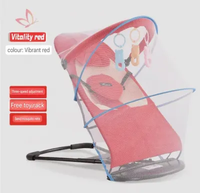Baby Rocking Chair Recliner Cradle for Soothing Sleep - Childrens Coax to Sleep Toy Bed Duyan