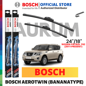 Bosch Aerotwin Wiper Blade set for Nissan Patrol Y62 2010-PRESENT (24/18) 2pcs