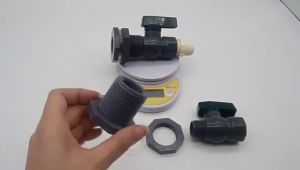 3/4 Inch Faucet Kit Rain Barrel Diverter Pvc Supplies For Garden Water Barrel