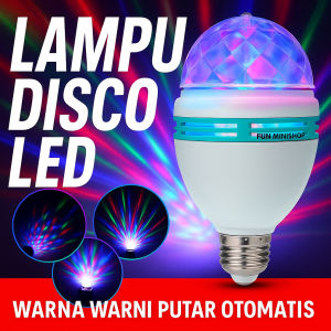 LAMPU DISKO Led Putar LAMPU DISCO Led Full Warna RGB Warna Warni
